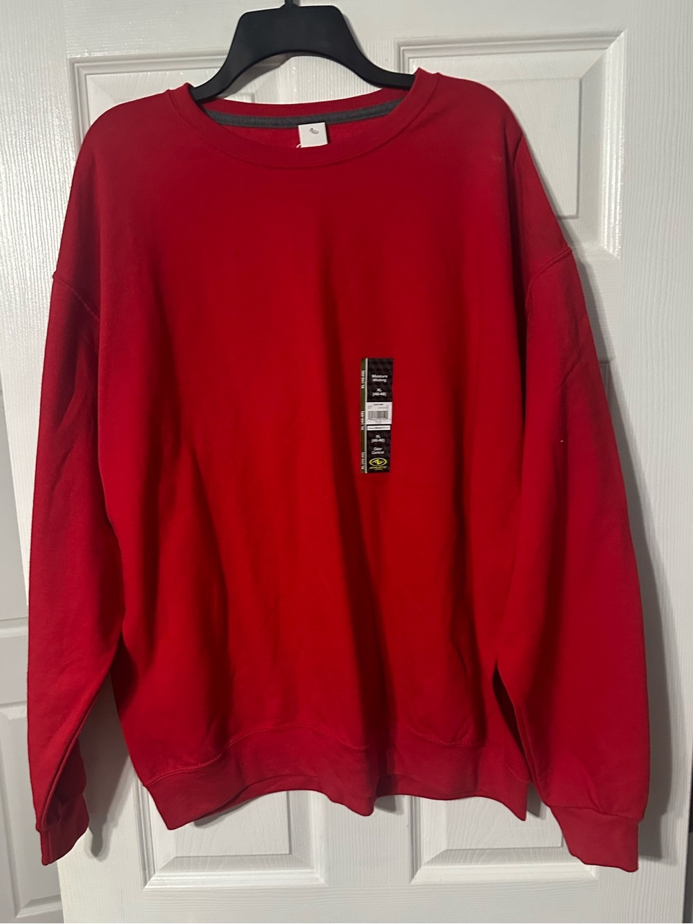 NWT Men’s Athletic Works Red Crewneck Sweatshirt